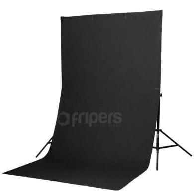 2in1 Textile Backdrop Jinbei 150x300cm black-white