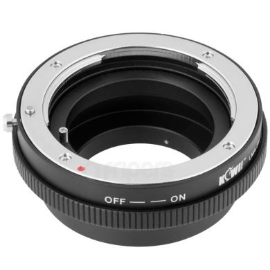 Lens adapter JJC Micro 4/3 to Sony/Minolta aperture ring