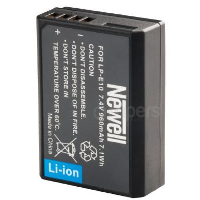 Li-ion Battery Newell LP-E10 replacement