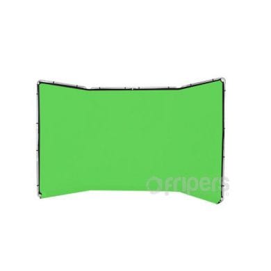 Background Lastolite Panoramic Green 4m with frame
