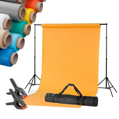 Background Support Set FreePower H30S with clips and background