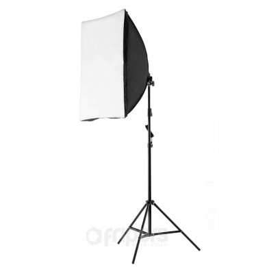 Continuous light kit Video Advanced Rectangle M with octa softbox and light stand
