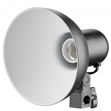 Continuous light lamp FreePower socket E27 + Flood lampshade