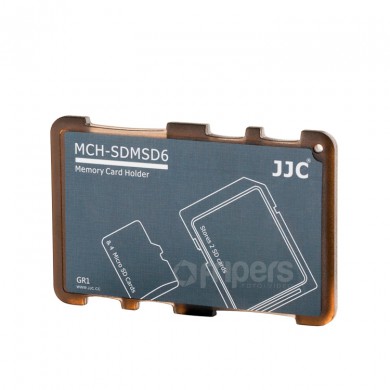 Cover for memory cards JJC SDMSD6GR for SD and micro SD cards