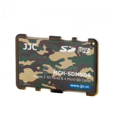 Cover for memory cards JJC SDMSD6YG for SD and micro SD cards