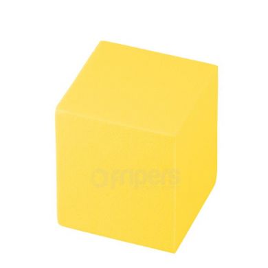 Cube Prop FreePower 5cm Yellow for product photography