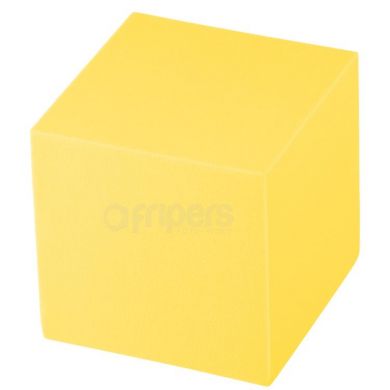 Cube Prop FreePower 8cm Yellow for product photography