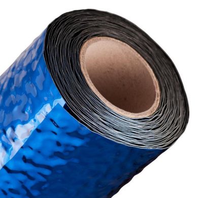 Embossed, reflective backdrop FreePower Water 1,25m Blue, sold by the metre