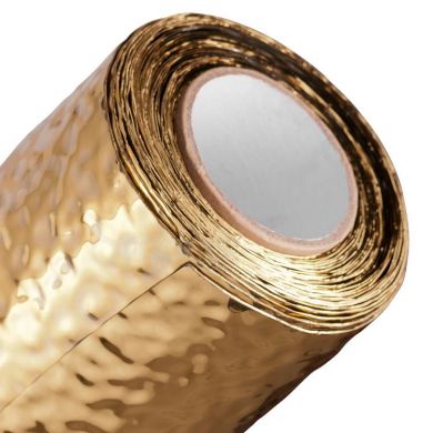 Embossed, reflective backdrop FreePower Water 1,25m Light Gold, sold by the metre