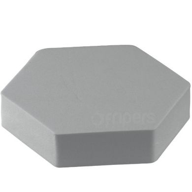 Hex Cube Prop FreePower 9cm Gray for product photography