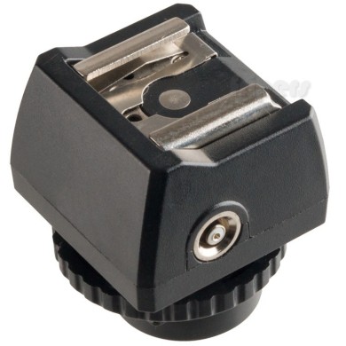 Hot shoe adapter FreePower JSC-8 with PC and mini jack 3,5mm