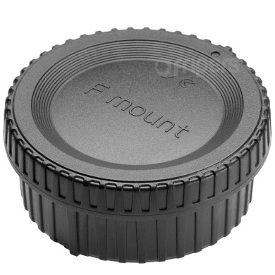 Kit of caps: body + back lens cap FreePower for Nikon F