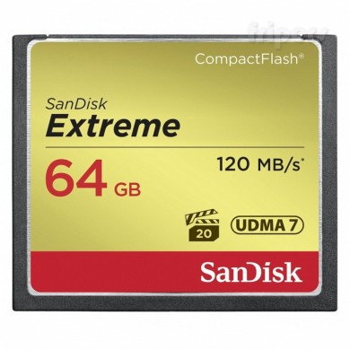 Memory Card CF SanDisk Extreme 64 GB 120 MB/s