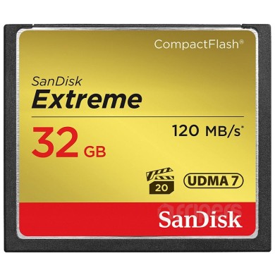 Memory card SanDisk Extreme 32 GB UDMA 7 CF 120MB/s