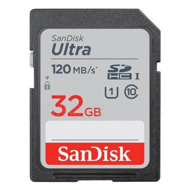 Memory Card SDHC SanDisk Ultra 32 GB 120 MB/s