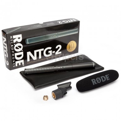 Condenser microphone RODE NTG2 supercardioid