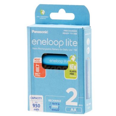 Ni-MH AA Rechargeable Battery Eneloop Lite 950mAh 2x BK-3LCCE/2BE blister