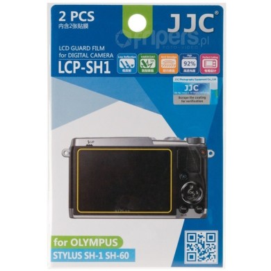 LCD cover JJC Olympus Stylus SH-1 SH-60 polycarbonate