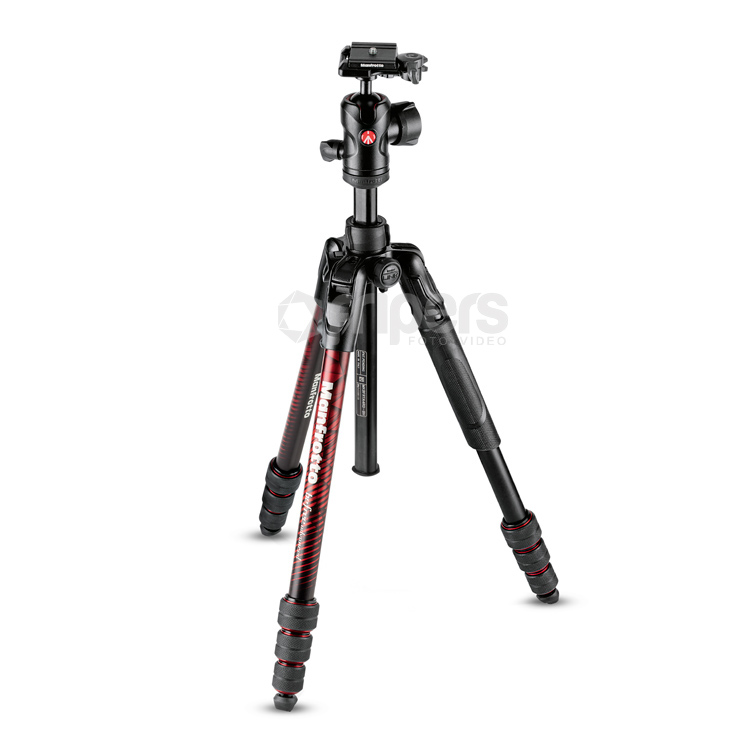 Photo Tripod with Ball Head Manfrotto Befree Adavnced Twist, red
