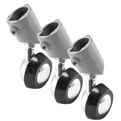 Set of 3 wheels Manfrotto 22mm
