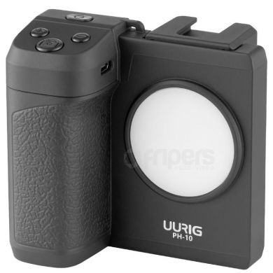 Smartphone grip/holder UURig PH-10 bluetooth controlled with LED