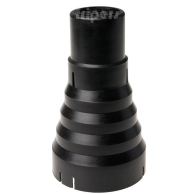 Snoot FreePower SSA-CS for lamps with 9.5cm mount, with grid