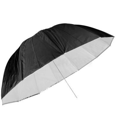 Umbrella FreePower 165cm white/black 2 in 1