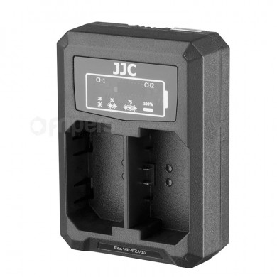 USB Dual Battery Charger JJC DCH-NPFZ100 for NP-FZ100 batteries