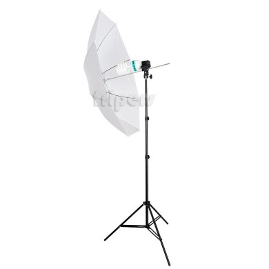 Reporter's set FreePower E27 + 65W (light stand, holder, umbrella)