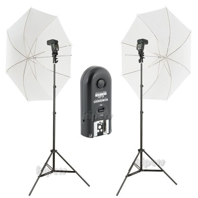 Strobist kit XL 2x Yongnuo 560 III + RF603 (light stands, umbrellas, grips)